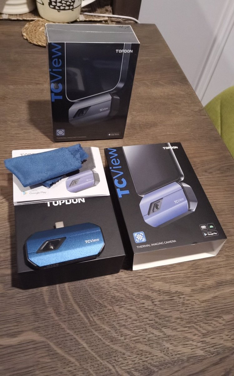 EVPuzzle's tweet photo. First play with this Topdon TC001 thermal imaging USB attached camera.
Mobile phone or tablet attached
Definitely plug and play, very easy to use
@Topdon_Official
#TC001 Android
#TC002 Ios https://t.co/PmsUyGpW5c