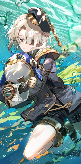 #今年も残りわずかなのでお気に入りの4枚を貼る   FA 原神をたくさん描いた年だった