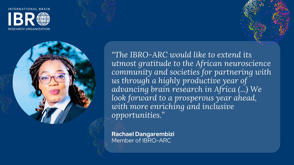 IBRO - International Brain Research Organization (@ibroorg) on Twitter photo Rachael Dangarembizi, on behalf of the #IBRO Africa Regional Committee, thanks the African neuroscience community for their engagement & support in 2023!
Read the message from IBRO’s Committees: ow.ly/9JCH50Qlswv
<a href="/rachaeldangare1/">DrRachaelDee</a> <a href="/desiretshala/">desiretshala</a> <a href="/Deleyele/">Victor Owoyele</a> <a href="/Tom_DAT/">Tom Tagoe</a> Rachael Dangarembizi, on behalf of the #IBRO Africa Regional Committee, thanks the African neuroscience community for their engagement & support in 2023!
Read the message from IBRO’s Committees: ow.ly/9JCH50Qlswv
<a href="/rachaeldangare1/">DrRachaelDee</a> <a href="/desiretshala/">desiretshala</a> <a href="/Deleyele/">Victor Owoyele</a> <a href="/Tom_DAT/">Tom Tagoe</a>
