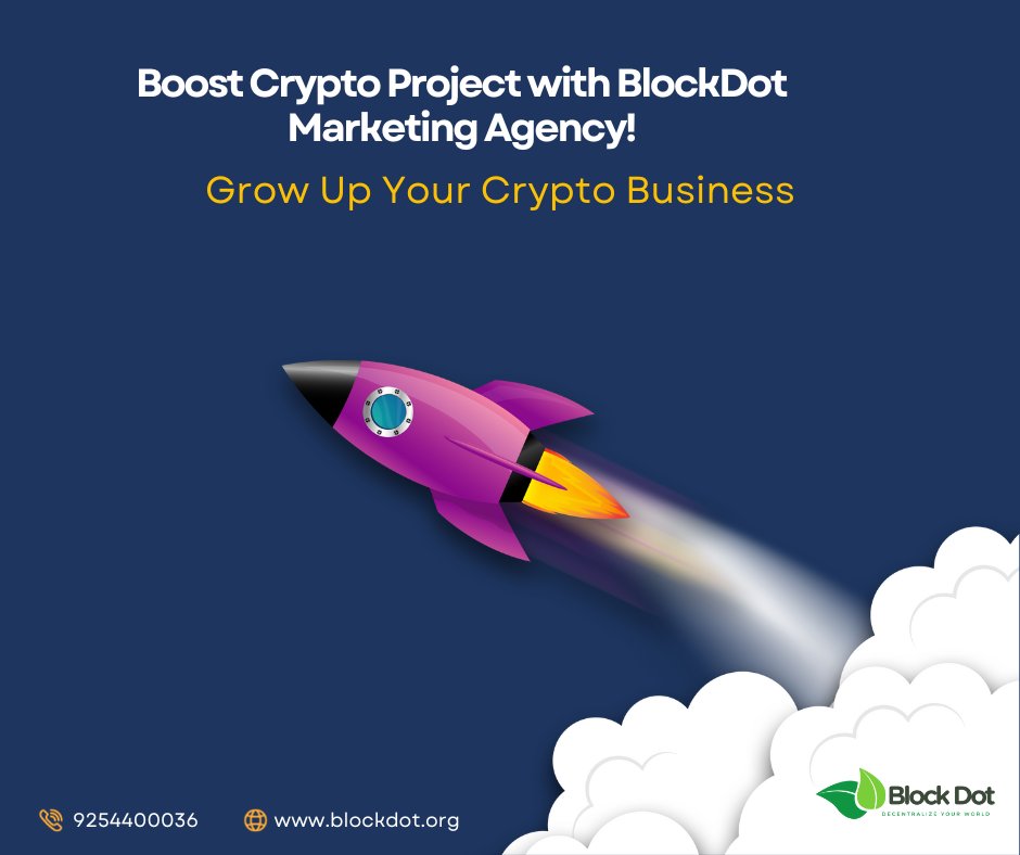 blockdotads's tweet photo. Level up your crypto project with BlockDot Marketing Agency! 
🚀 Unlock success through targeted strategies. 💼 

#CryptoMarketing #SuccessBoost #blockDot #web3marketing https://t.co/R0324eP55D