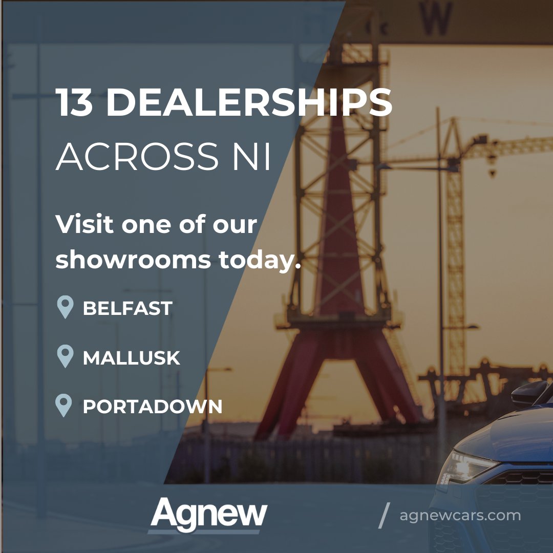 Do you know where to find us? 🗺️📌

We have 13 dealership locations across Belfast, Mallusk and Portadown, representing 7 manufacturer brands including; Audi, BMW, Mercedes-Benz, MINI, Porsche, Volvo and Volkswagen.   

Visit us today: ow.ly/nn7r50QkxZY
