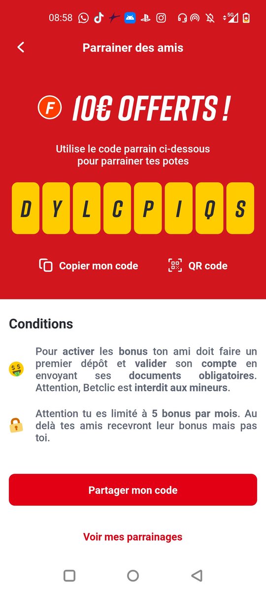 CagniacD's tweet photo. @Betclic Svp https://t.co/RHm1y37WaK