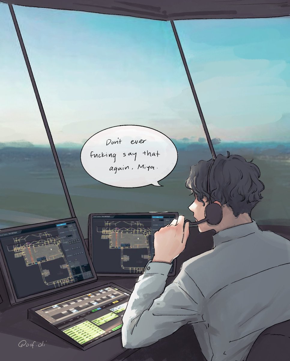 oof_oli's tweet photo. perhaps I should draw more pilot atsumu and atc omi… https://t.co/3DhrAc6RxM