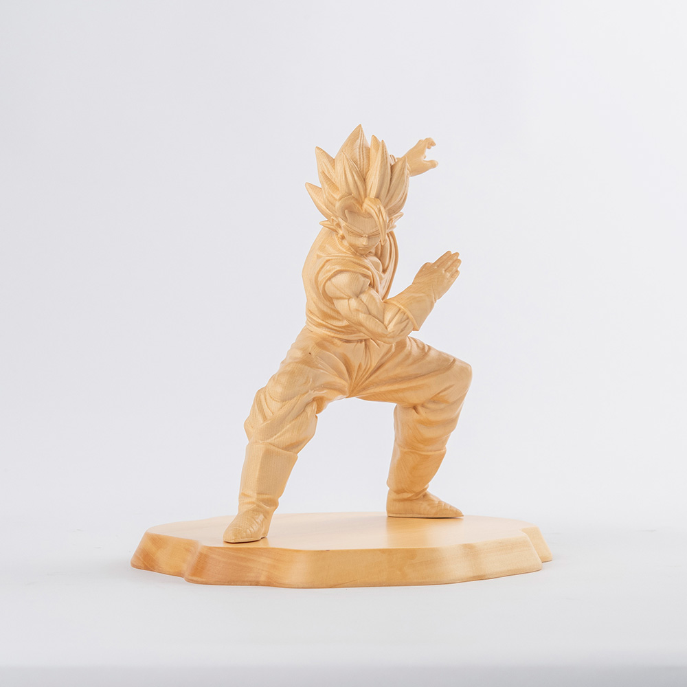 木彫りのベジット専用の木箱に入れて保管できます。