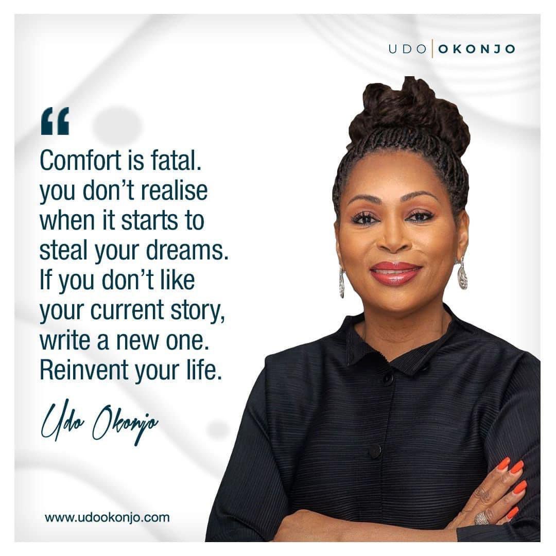 Comfort is fatal. You don’t realise when it starts to steal your dreams. If you don’t like your current story, write a new one. Reinvent your life and leadership.

What will you do to make 2024 outstanding?