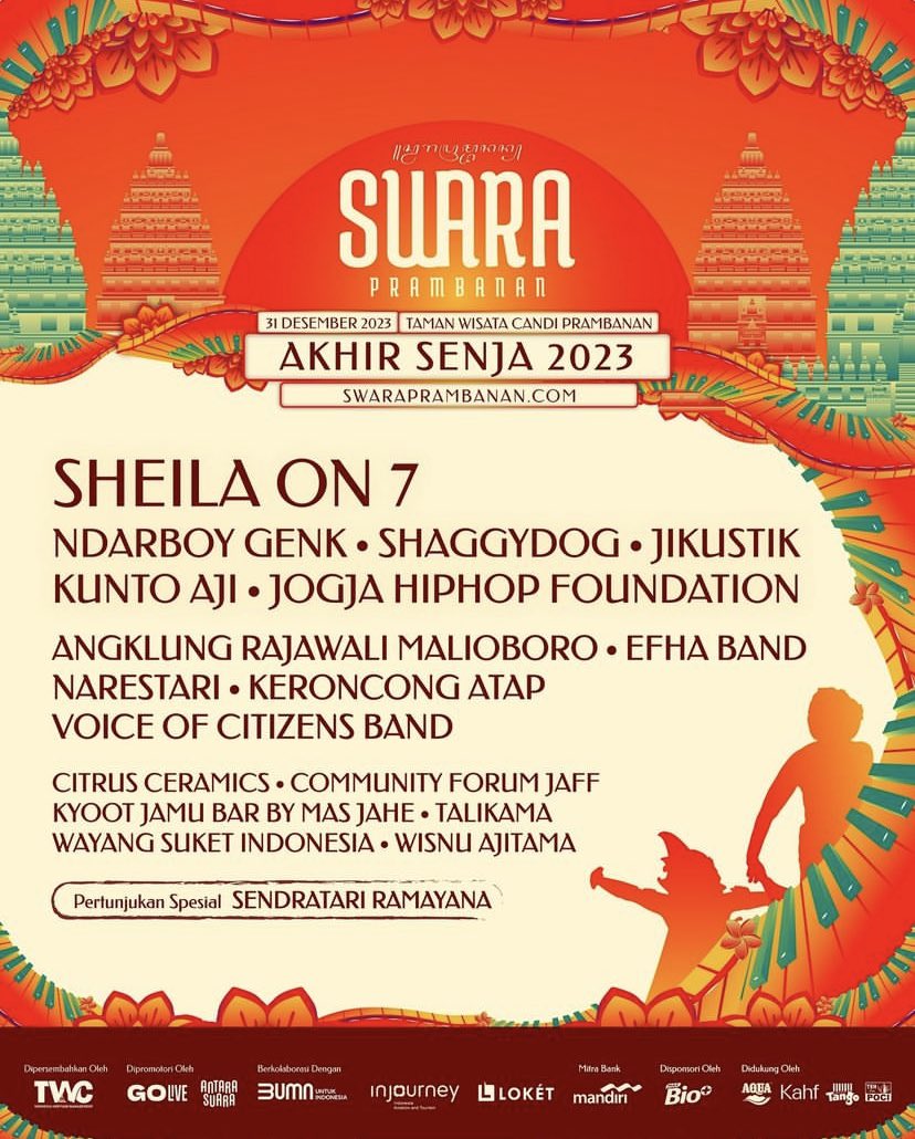haincesz's tweet photo. WTS 2 Tiket Swara Prambanan 31 Des 2023. For Sale 260/tiket 500/2 tiket. Let’s Go!!!
#swaraprambanan #prambanan #jogja #konserjogja https://t.co/vJKD1DCjKQ