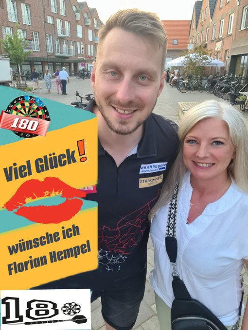 Heute wieder Darts-WM im Ally Pally🎯Um 13.30 Uhr, mit dem Deutschen Dart Profi Florian Hempel 👍Ich dr&uuml;cke<a href="/tag/dartzn"class="tags"><span>#dartzn</span></a>
