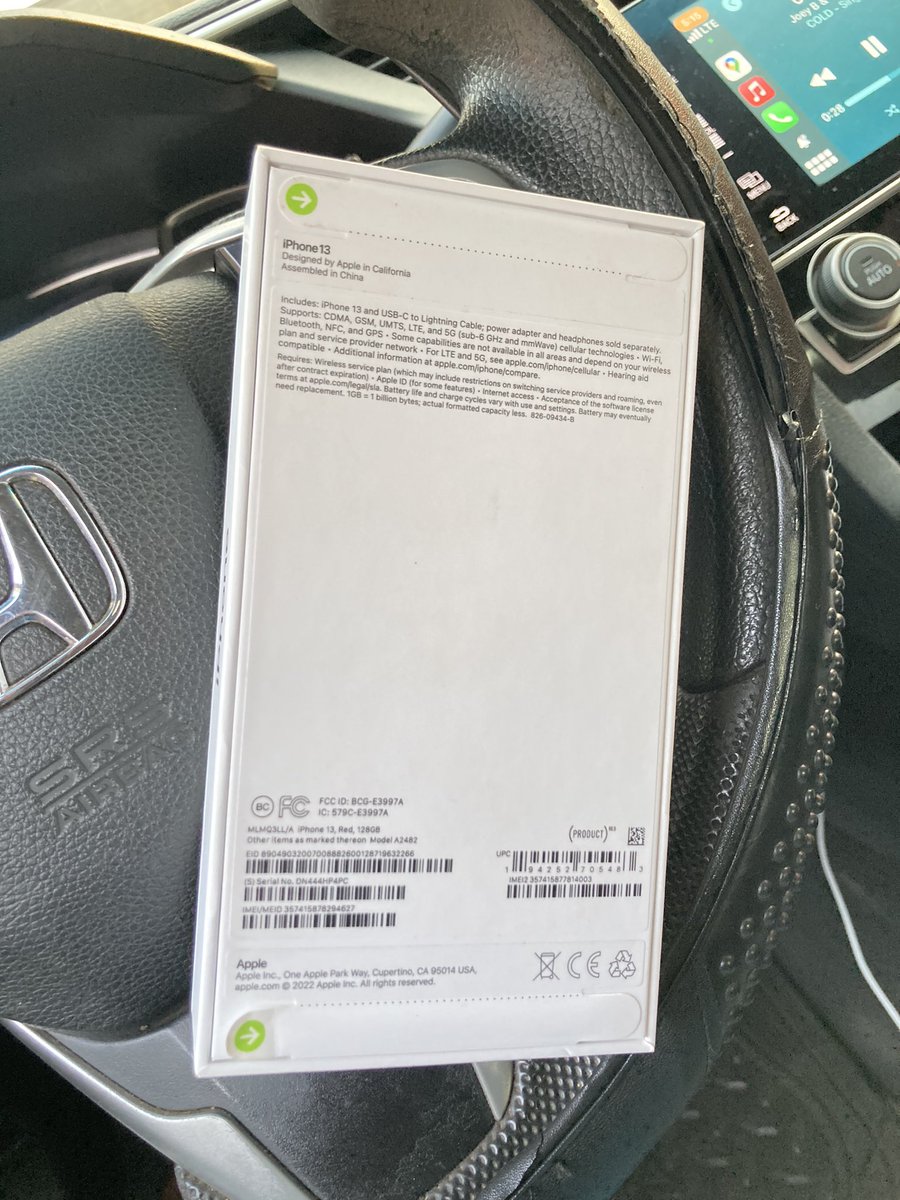 ArenaApple's tweet photo. New iPhone 13
128gb
Unlocked 
Available 
¢7600

You can swap 

Call/imassage 0245193414

Please share  🙏 https://t.co/iFpHiwIcUP