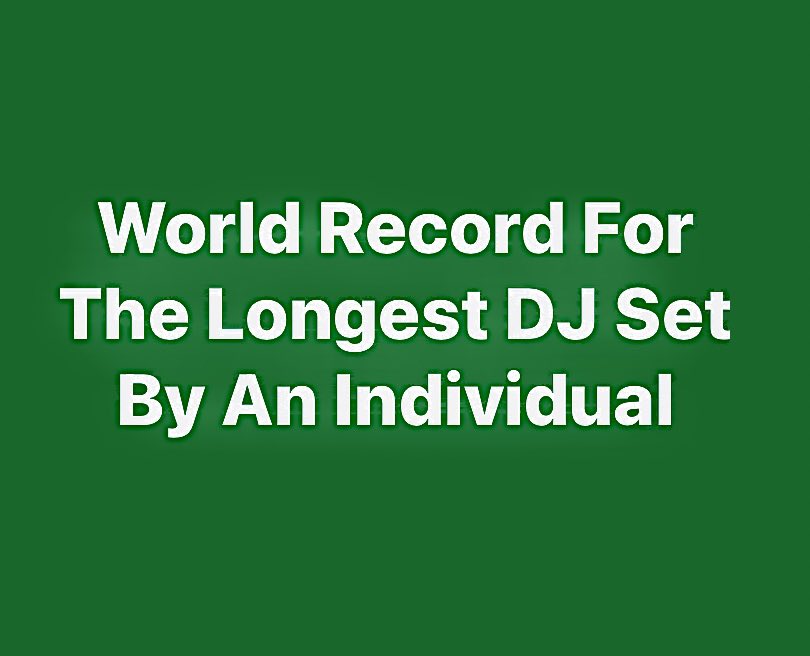 selectajeff's tweet photo. Suggest a place where I can break this record from🤫😎 It’s currently at 240 hours, am gonna do 300 hours 🤫🤫 
But until then,
I wanna congratulate a very strong woman @Mama_d256 for breaking/setting a major “world record” 💪 💪#MamaDsWorldRecord #GuinnessWorldRecord @GWR 🇺🇬✊ https://t.co/jFMSE7T0WE