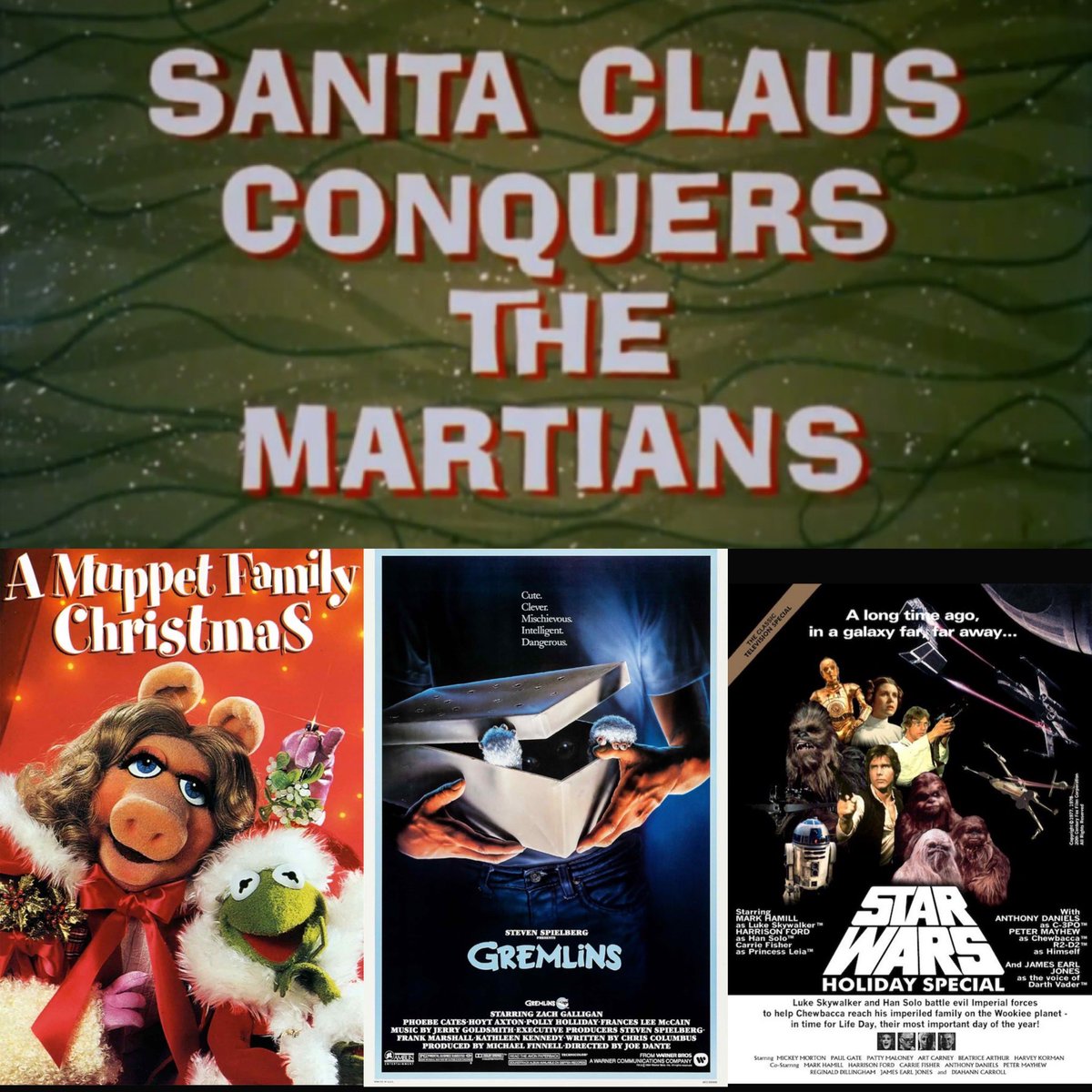 Catch our Santa Claus Conquers the Martians (1964) chat🎅🏻 LINK IN BIO 👽 #ChatflixRecommends these… #AMuppetFamilyChristmas #PeterHarris #JimHenson #Gremlins @joe_dante @zwgman #StarWarsHolidaySpecial #SteveBinder @MarkHamill #LukeSkywalker