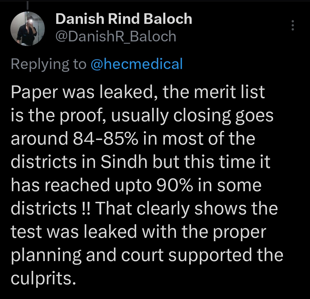 DanishR_Baloch's tweet photo. For those who are asking what problem we have with the Sindh High Court and Chief Justice

#WeRejectHighCourtDecision https://t.co/DDYJPNeRFu