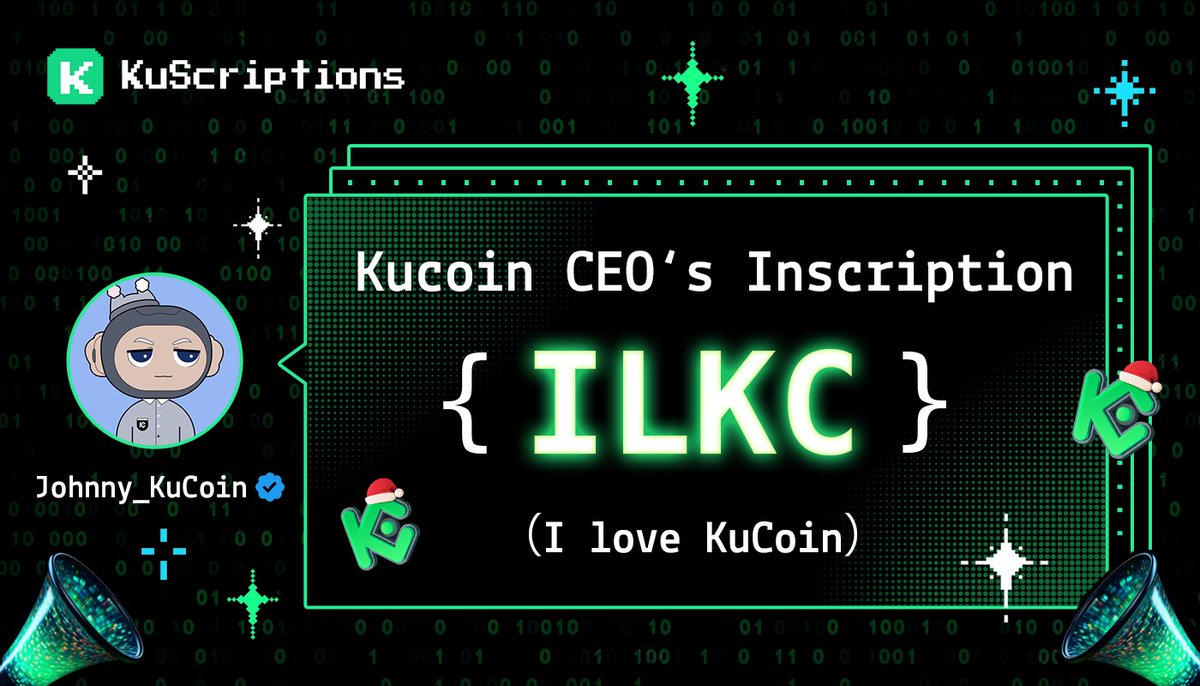 KuScriptions (@kuscription_kcc) on Twitter photo To celebrate receiving the attention of the KuCoin CEO <a href="/lyu_johnny/">Johnny_KuCoin</a> , we are hosting an AMA event in the main KuScription community on December 28, 2023, at 20:00 (SGT).
Join us at:t.me/kuscriptionoff…
Maybe you want to know:
1.What's the team's next plan?
2.Could To celebrate receiving the attention of the KuCoin CEO <a href="/lyu_johnny/">Johnny_KuCoin</a> , we are hosting an AMA event in the main KuScription community on December 28, 2023, at 20:00 (SGT).
Join us at:t.me/kuscriptionoff…
Maybe you want to know:
1.What's the team's next plan?
2.Could