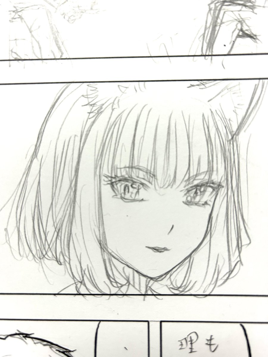 今描いてる次回のうぽって ‼︎ AK74がメッチャ美人さん❤️