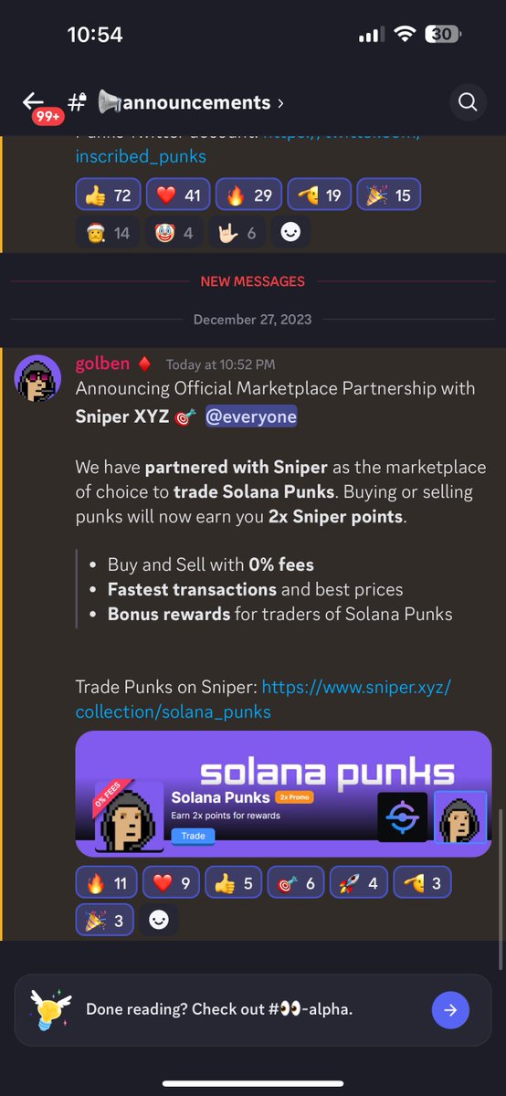 AngelRHK48's tweet photo. Woah!! Shout out to @solsniperxyz for showing the @inscribed_punks love! Being a punk holder is rewarding! There’s always some new surprise! #devisbased can’t wait to see what else is in store for us! https://t.co/jv7R7mPo8h