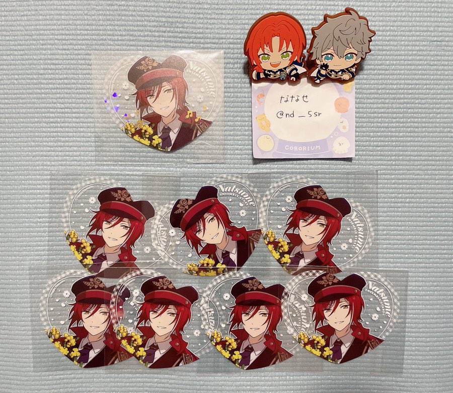 nd___5sr's tweet photo. 〖 譲渡 〗あんスタ ぴくりあ レア ホログラム

譲￤逆先夏目
       ホロ1 通常7

求￤￥1,350(送料込)

お気軽にお声掛けください☺︎

#ななせのenstお取引 https://t.co/U1WNOxMyCp