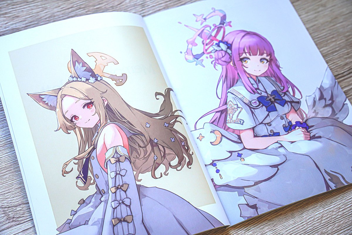 ブルアカ「ブルアカ本現物こんな感じです」|nocrasのイラスト