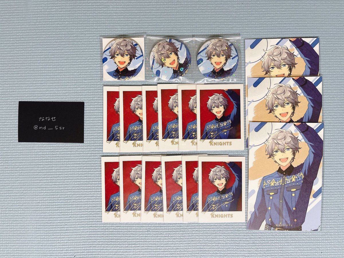 nd___5sr's tweet photo. 〖 譲渡 〗あんスタ 6周年 缶バッジ ぱしゃっつ ポストカード Knights

譲￤瀬名泉

求￤￥2,300(送料込)

缶バッジとポストカードは
定価+送料にてバラ売り可能です。

お気軽にお声掛けください☺︎

#ななせのenstお取引 https://t.co/DO55CSVSWr