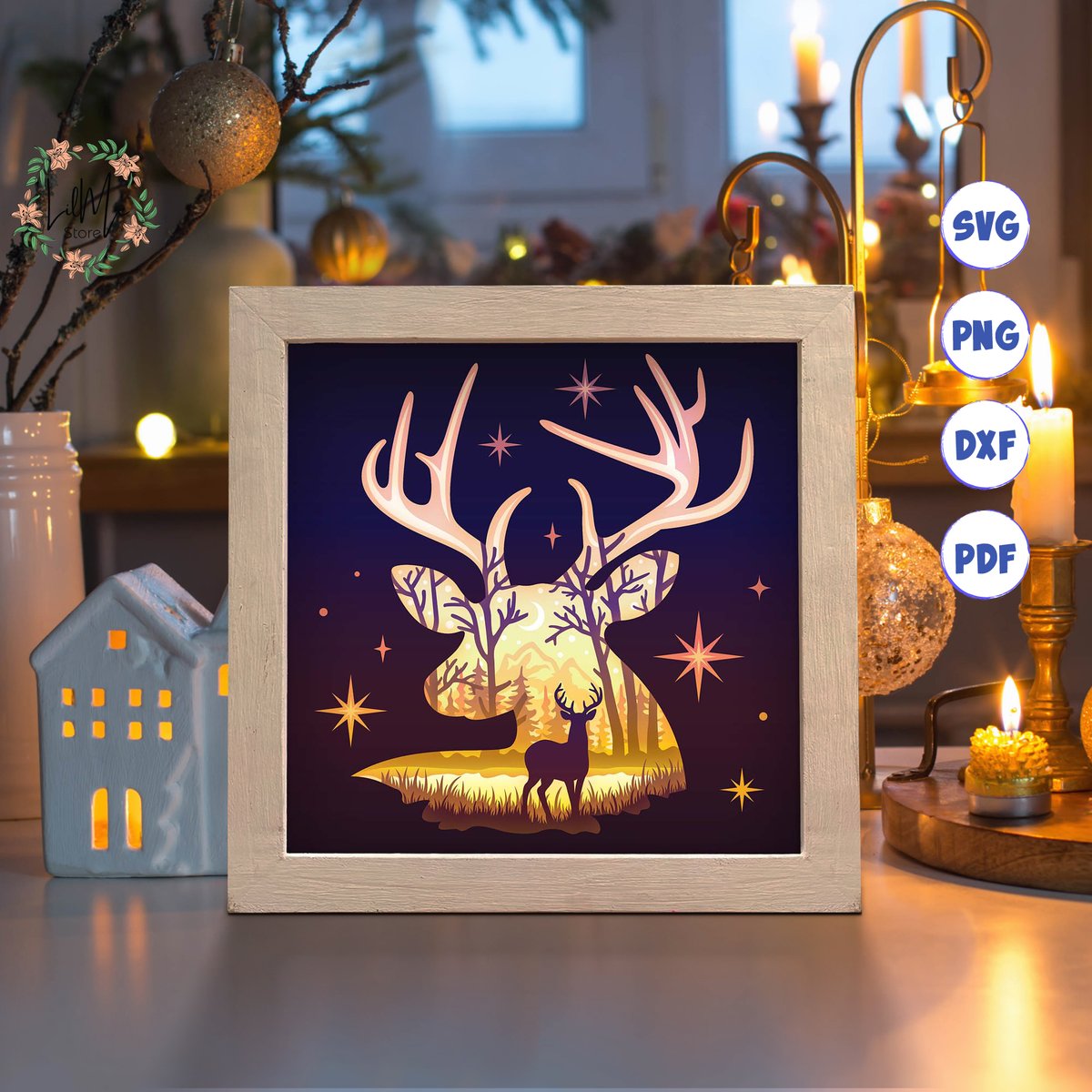 LilMeStores's tweet photo. Excited to share the latest addition to my #etsy shop: Deer 3D shadow box svg, Deer paper cut light box, 3D Deer shadow box, layered cardstock svg, cricut files https://t.co/WU8Pe3wfze #cardmakingstationery #3ddeersvg #deershadowbox #deerlightbox #deerpapercut #lightshadowbox https://t.co/sQGTYVYXuH