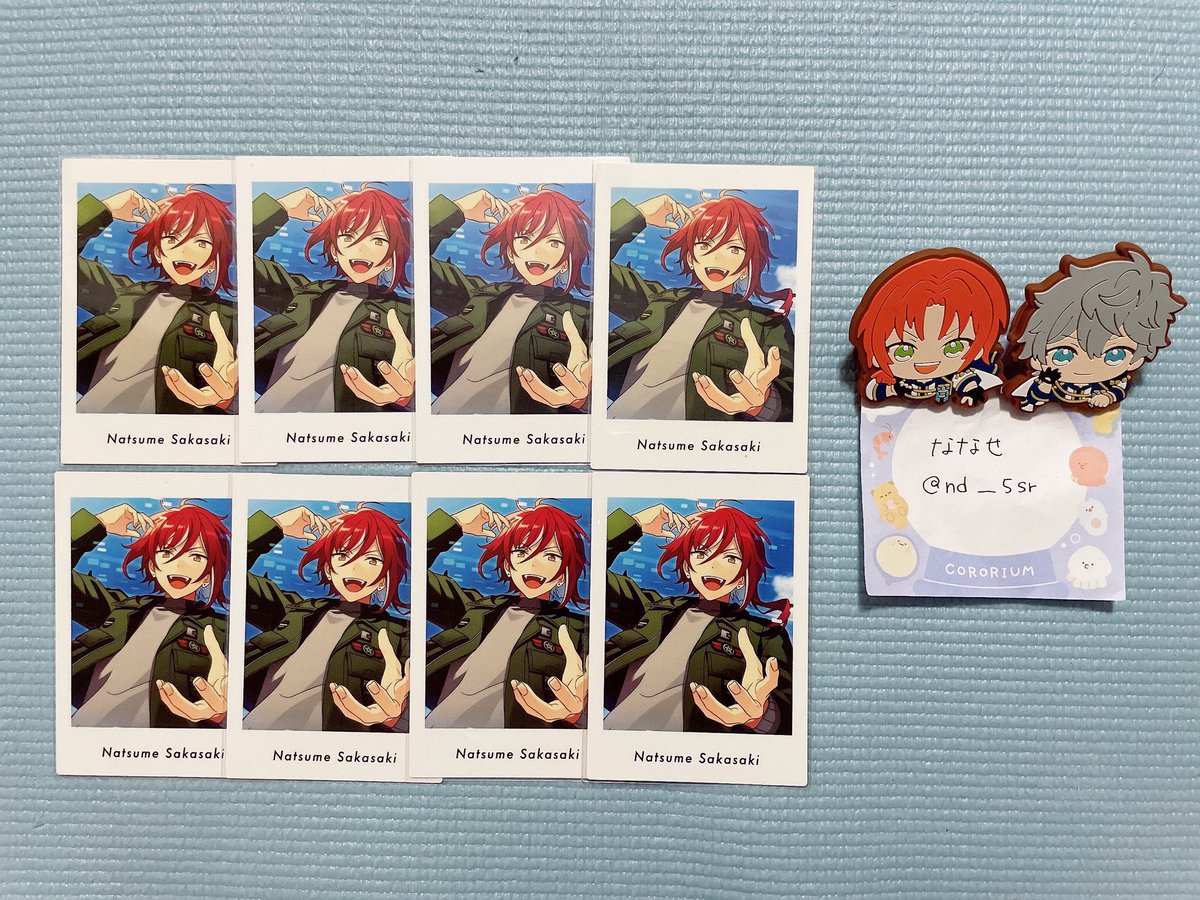 nd___5sr's tweet photo. 〖 譲渡 〗あんスタ ぱしゃっつ vol.2 private シンセカイ 開花前

譲￤逆先夏目

求￤￥800(送料込)

お気軽にお声掛けください☺︎

#ななせのenstお取引 https://t.co/MyiTG7bJGJ