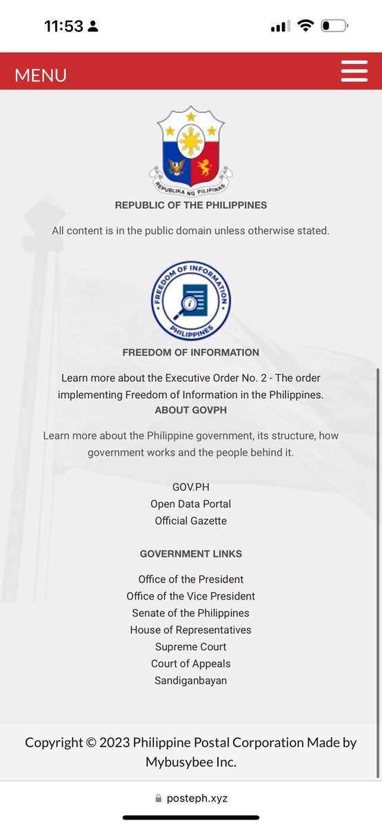 claudiopoy's tweet photo. The reddest flag which I saw and which made me conclude this was a scam is that the website had a .xyz domain, not .gov.ph.

Guys, please be careful, kasi nag canva na yung mga magnanakaw ngayon. 

Let’s all be safe!!! https://t.co/uEmmbqNsFh