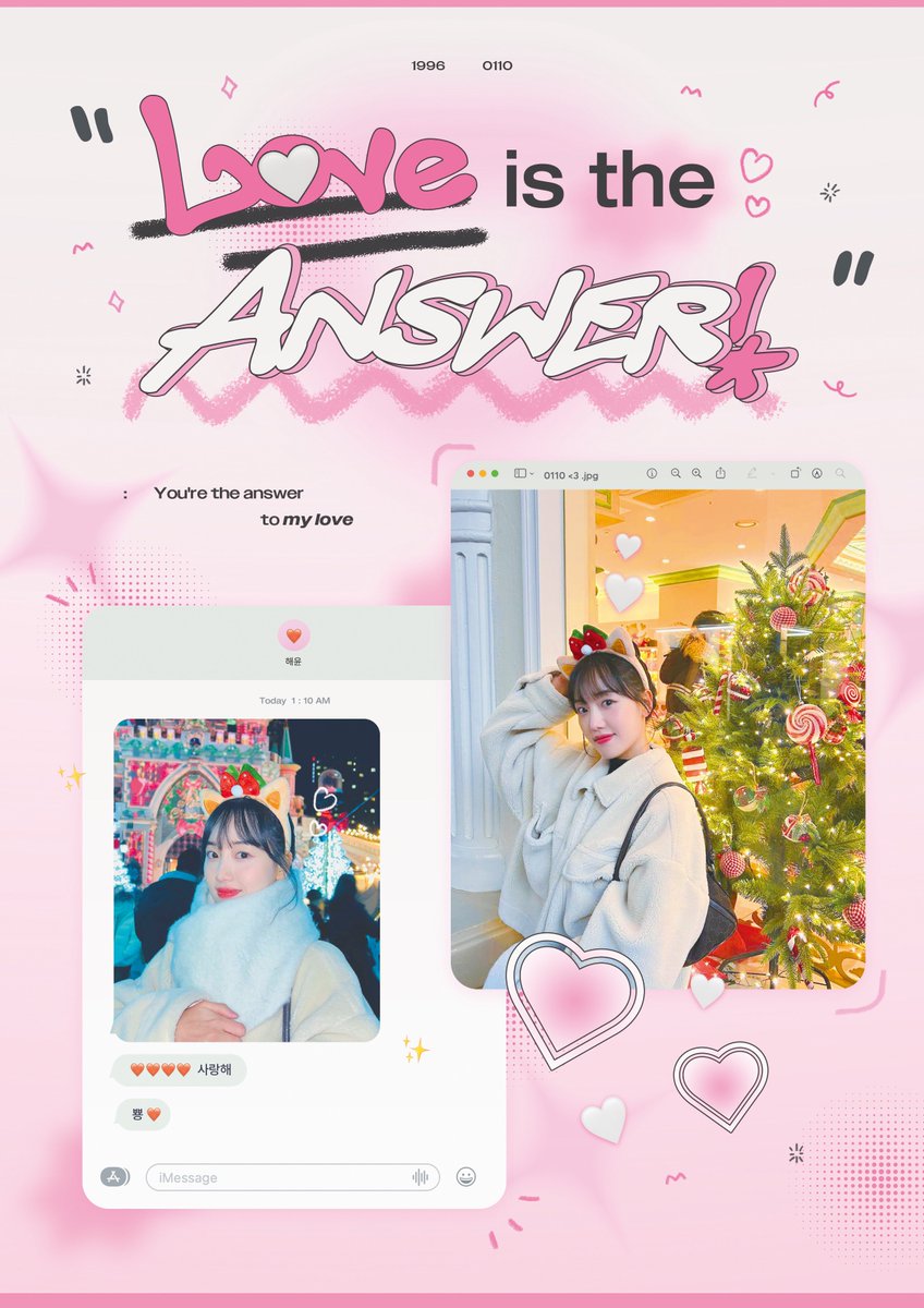 pride_0110's tweet photo. 💗

𝙇𝙤𝙫𝙚 𝙞𝙨 𝙩𝙝𝙚 𝘼𝙣𝙨𝙬𝙚𝙧

𝟤𝟢𝟤𝟦 𝖧𝖺𝖾𝗒𝗈𝗈𝗇 𝖡𝗂𝗋𝗍𝗁𝖽𝖺𝗒 
𝖢𝖺𝖿𝖾 𝖤𝗏𝖾𝗇𝗍 ✨🩷

♡ͦ 𝟤𝟢𝟤𝟦.𝟢𝟣.𝟢𝟫 - 𝟢𝟣.𝟣𝟣
♡ͦ 아이오쓰리 성수사거리점

#내_사랑의_답_해윤
#Haeyoon_is_Answer https://t.co/pOe1C0Zdtv