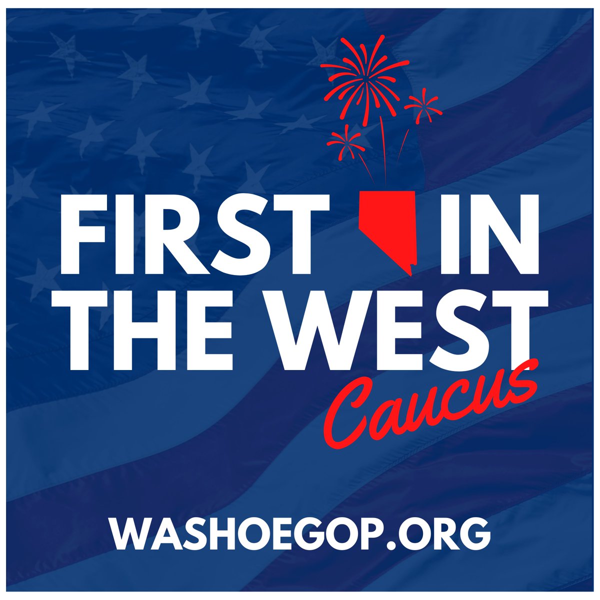 RealWashoeGOP's tweet photo. The First in the West Caucus 2024 on Feb 8, 5 PM! Find your caucus site: https://t.co/bQq2CoetS0. Registered Nevada Republicans, your voice matters. Vote for Binkley, Christie, DeSantis, Ramaswamy, or Trump. Register by Jan 8, bring ID. 

#FirstInTheWestCaucus #CommitToCaucus https://t.co/uXQCyOYalD