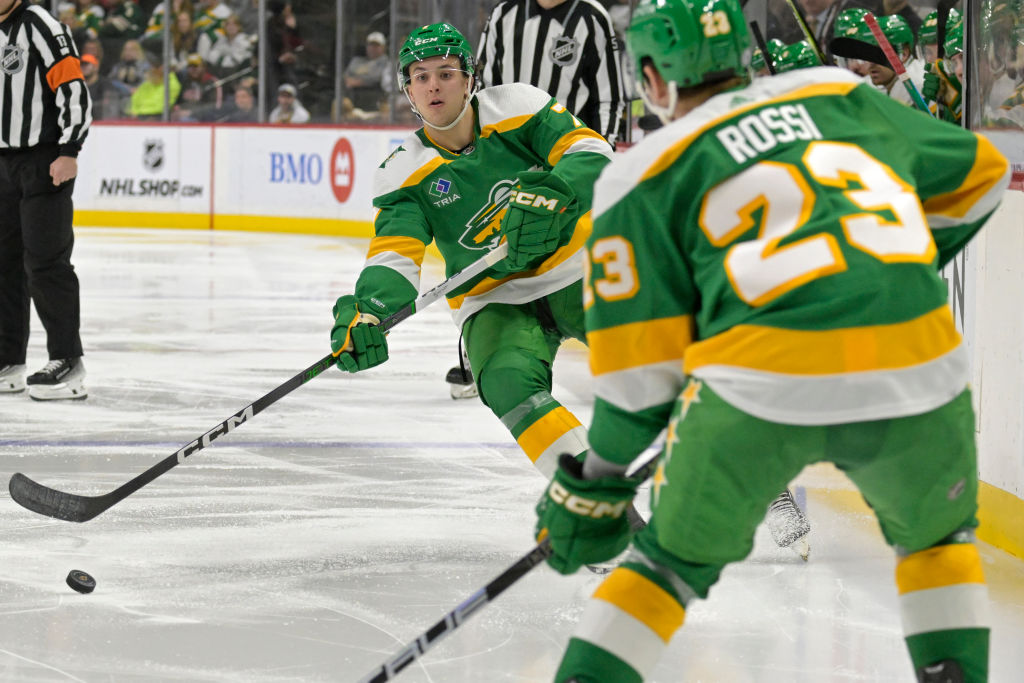 #mnwild D Brock Faber (plus-11) and C Marco Rossi (plus-10) now rank first and second in plus-minus rating among NHL rookies.