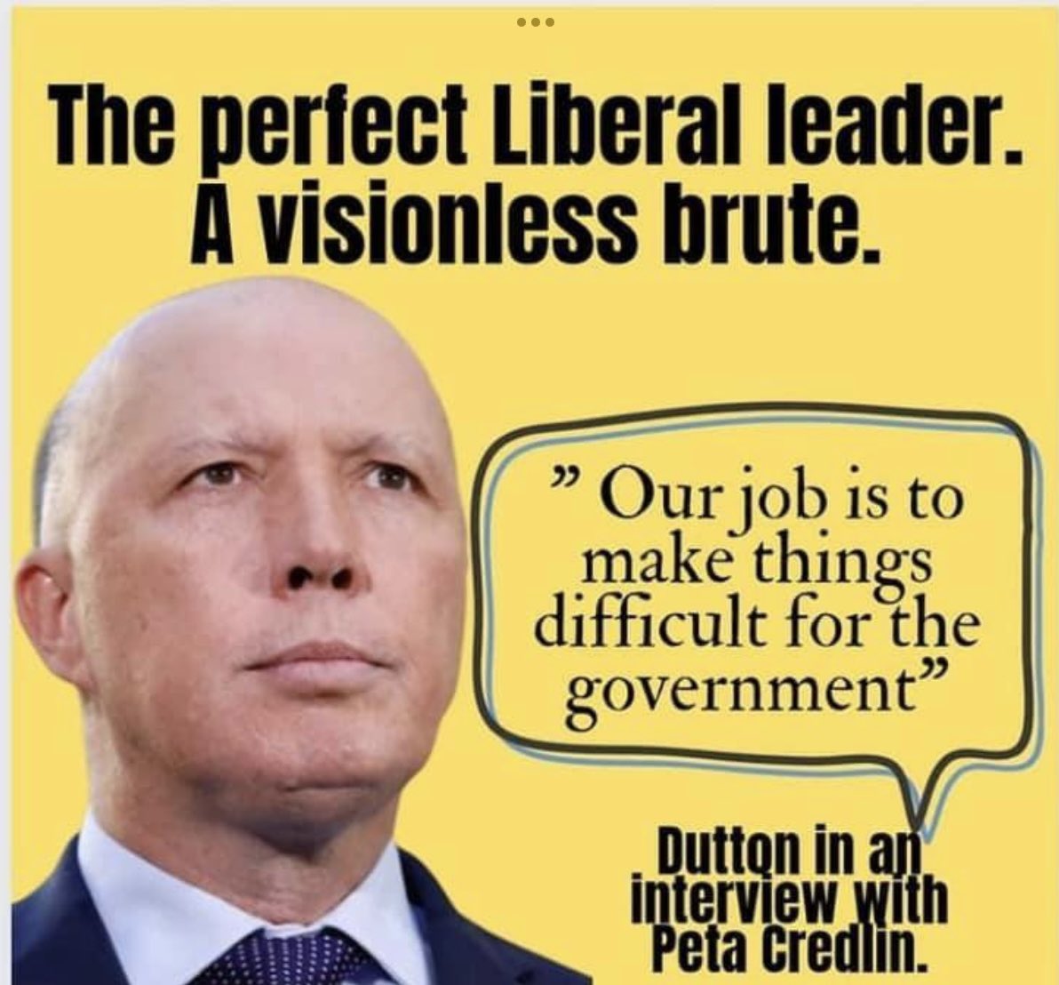 By making things difficult for the government, the Libs are also making things difficult for Australians and Australia. They are not an alternative government, they are a bunch of wreckers. Don't vote for them, they'll undo everything good. #auspol