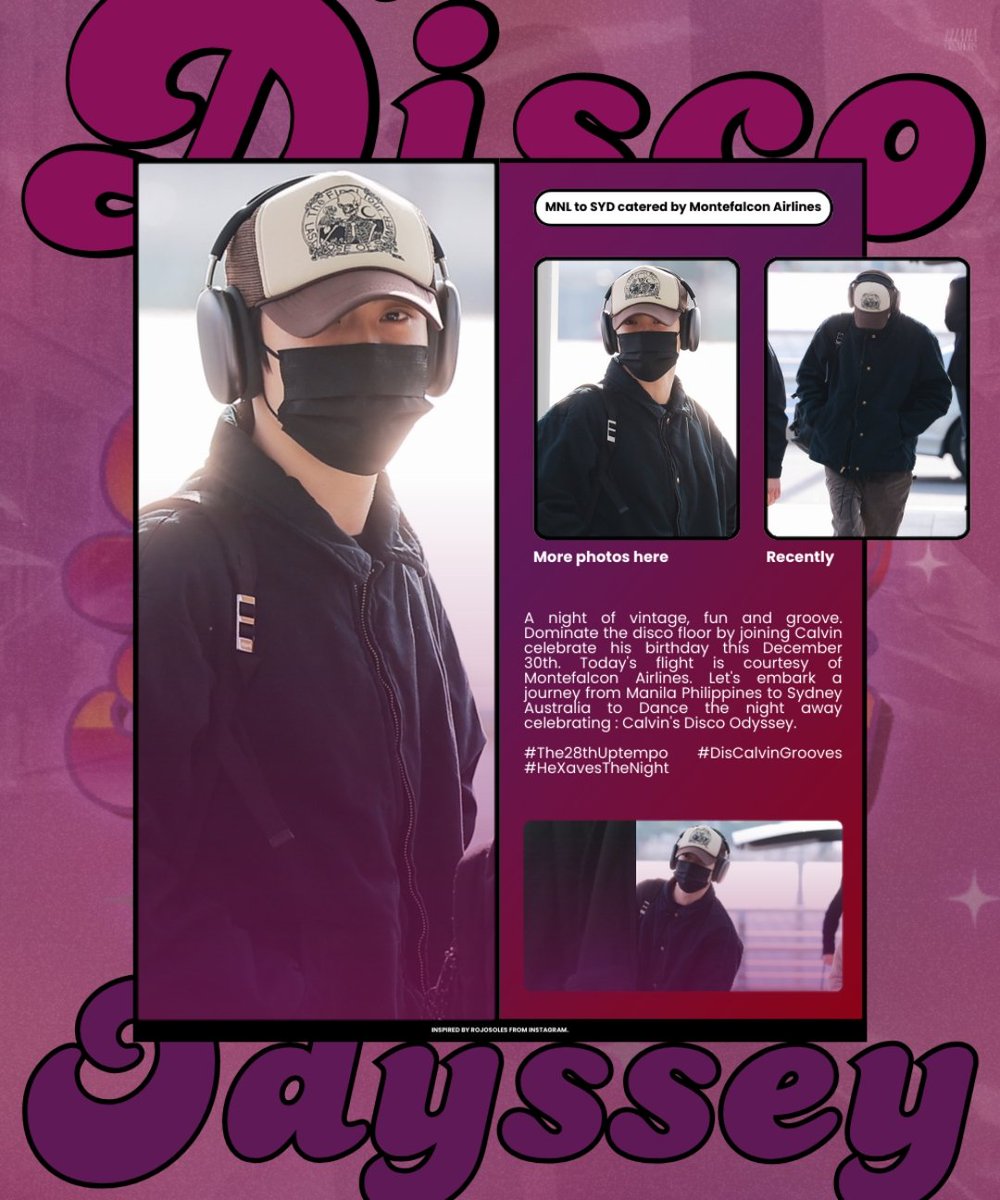 ㅤ

                ⍟  VOGANZO.⠀
                ⊞  28th of Dec, 2023
                 𖡡   <a href="/The28thUptempo/">Calvin’s Disco Odyssey: A Night of Funky Groove</a>

                 ❛   It’s been awhile since
                 I flew out of the country.
                 Off to a friend’s party. 🎉
ㅤ
ㅤ