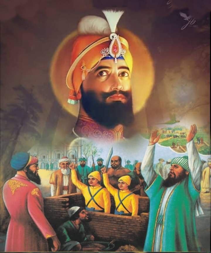 ਸਰਬੰਸਦਾਨੀ ਸਾਹਿਬ ਸ੍ਰੀ ਗੁਰੂ ਗੋਬਿੰਦ ਸਿੰਘ ਜੀ ਦੇ ਛੋਟੇ ਸਾਹਿਬਜ਼ਾਦੇ ਬਾਬਾ ਜ਼ੋਰਾਵਰ ਸਿੰਘ ਜੀ ,ਬਾਬਾ ਫ਼ਤਿਹ ਸਿੰਘ ਜੀ ਅਤੇ ਮਾਤਾ ਗੁਜਰੀ ਜੀ ਦੇ ਸ਼ਹੀਦੀ ਦਿਹਾੜੇ 'ਤੇ ਗੁਰੂ ਦੇ ਲਾਲਾਂ ਨੂੰ ਸਿਜਦਾ ਅਤੇ ਮਾਤਾ ਗੁਜਰੀ ਜੀ ਦੀ ਸ਼ਹਾਦਤ ਨੂੰ ਪ੍ਰਣਾਮ। 

#MartyrdomDay #ChoteSahibzade #matagujriji