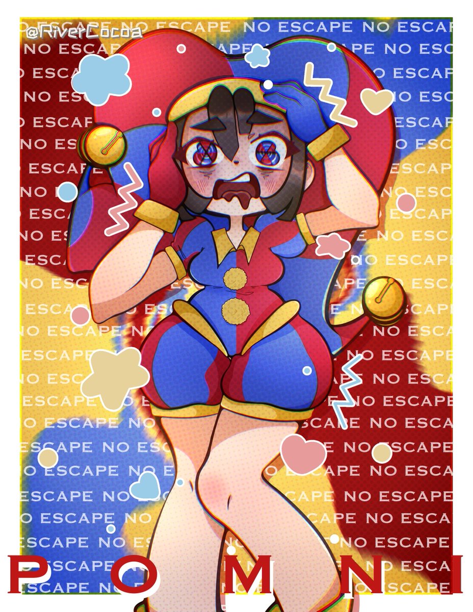 RiverCocoaVT's tweet photo. "THERE IS NO ESCAPE, THERE IS NO ESCAPE, THERE IS NO ESCAPE, THERE IS NO ESCAPE!"
Pomni Print!!!! 💖💖💖
#DigitalCircus #pomn https://t.co/8WpkQ4p0GR
