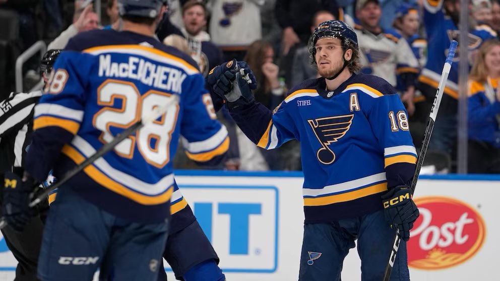 TheRhythmSTL's tweet photo. Jack Hughes - 14 G, 25 A , 39 A
Leon Draisaitl - 14 G, 21 A, 35 P
Jack Eichel - 15 G, 24 A, 39 P
Mitch Marner - 13 G, 23 A, 36 P

Robert Thomas - 13 G , 24 A, 37 P

Is Robert Thomas the best kept secret in hockey? #stlblues https://t.co/VCHVUAwrgq