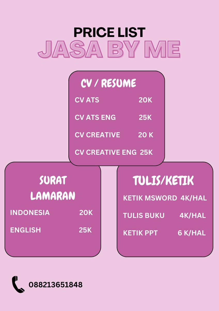 idknowiam's tweet image. yu gaes yg butuh bisa pc ku ya #jokitugas #cvats #suratlamaran