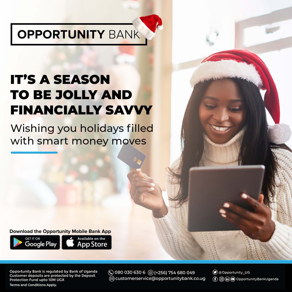 Opportunity_UG's tweet photo. The holidays are still onπ₯
Minimise expenses by controlling your digital transactions because Jan-worry is coming soon
#festivesavingtips https://t.co/mwNxTZO6WC