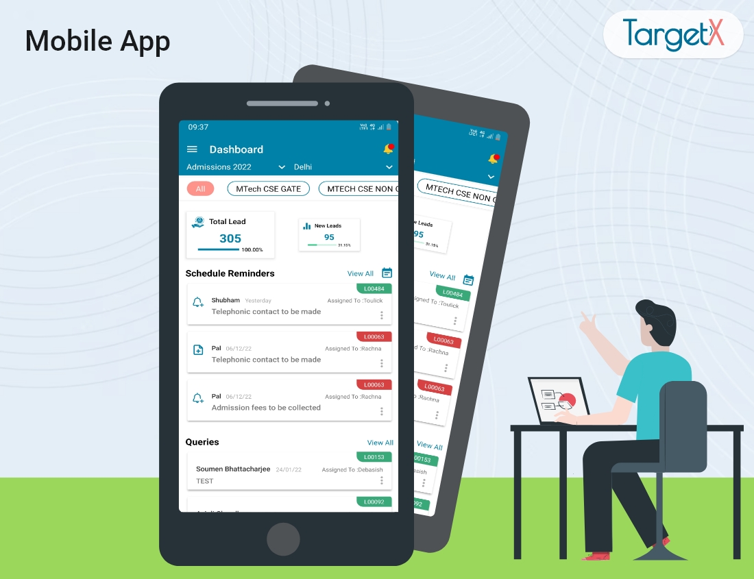TargetXindia's tweet photo. Experience the future of admissions with TargetX and our innovative mobile app. Apply with ease, stay informed, and embark on your educational journey hassle-free! 📱
Visit https://t.co/kMAbGzg6ft 
#MobileApp #admissions #mobileapplication #college #university #edtech #SEVENTEEN https://t.co/vaQDgvtAao