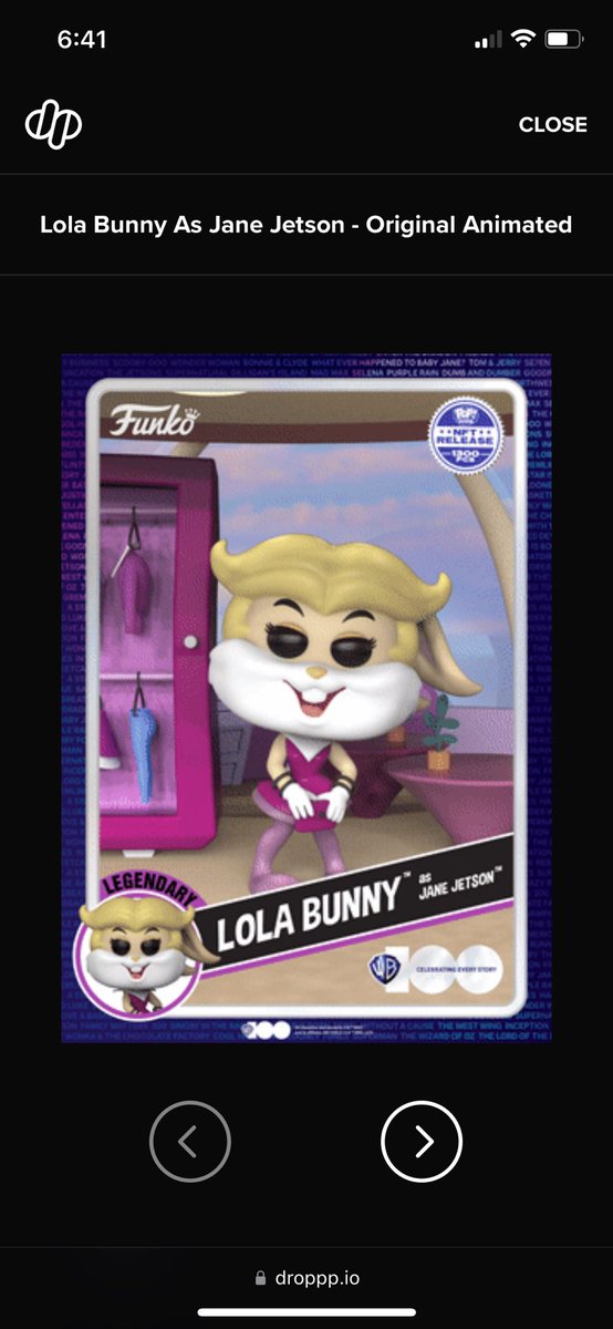 jc_spurs's tweet photo. Bugs and Lola redeemable set.
$50 obo.
PPFF or Venmo.
Any rt’s appreciated. 🙏🏼
#funkofam #wbdc #funkonft https://t.co/dfXKdCPsmB