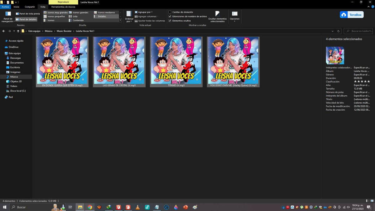 Fidel63336004's tweet photo. Espero Tener El CD Completo En Formato MP3.
#LeishaVocesVol1 #CDcompleto #TodasLasCanciones #albumcompleto #mp3 #DoblajeVenezolano #Starfire
#HarleyQuinn #StevenUniverse #DoraLaExploradora https://t.co/Y2jVJnSGVx