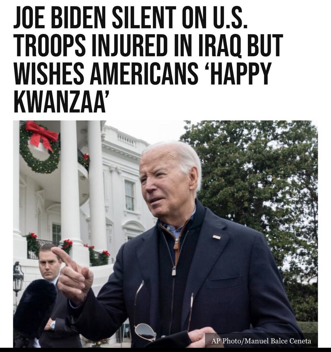 He probably doesn’t know there are troops in Iraq! I am not sure he even knows what planet he’s even on now!