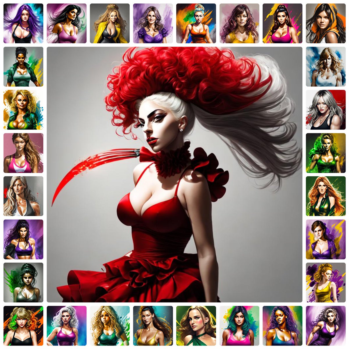 FunMind2000's tweet photo. "Famous women" collection consists of 10,000 attractive and unique artworks of 319 successful women in various fields. #drop #nft #art #polygon #opensea  #celebrity #actress #singer #model #bonk #sol #btc #eth #polygon #x #Christmas https://t.co/pHBsU9r7bq
https://t.co/QDkczQRvxI https://t.co/aydRGw2xji