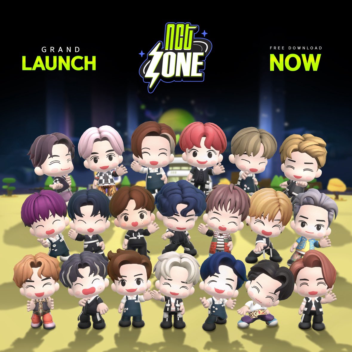 [⚡] NCT ZONE GRAND OPEN! 

AGENT NCT와 새로운 모험을 떠나 보세요🎮 
NCT ZONE에서 만나는 다양한 미공개 컨셉의 NCT와 
아기자기한 NCT 꼬마즈와의 상호작용까지💚 

🎮FREE DOWNLOAD NOW! 
App Store : bit.ly/46CJaMT 
Google Play : bit.ly/3QZ7fYG

🏢NCT ZONE POP-UP