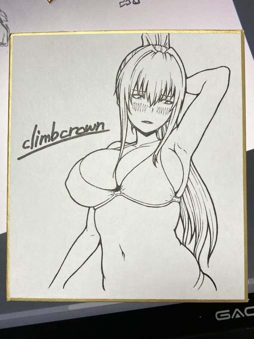 1枚だけ沙姫ちゃん色紙も描きました✍️ 