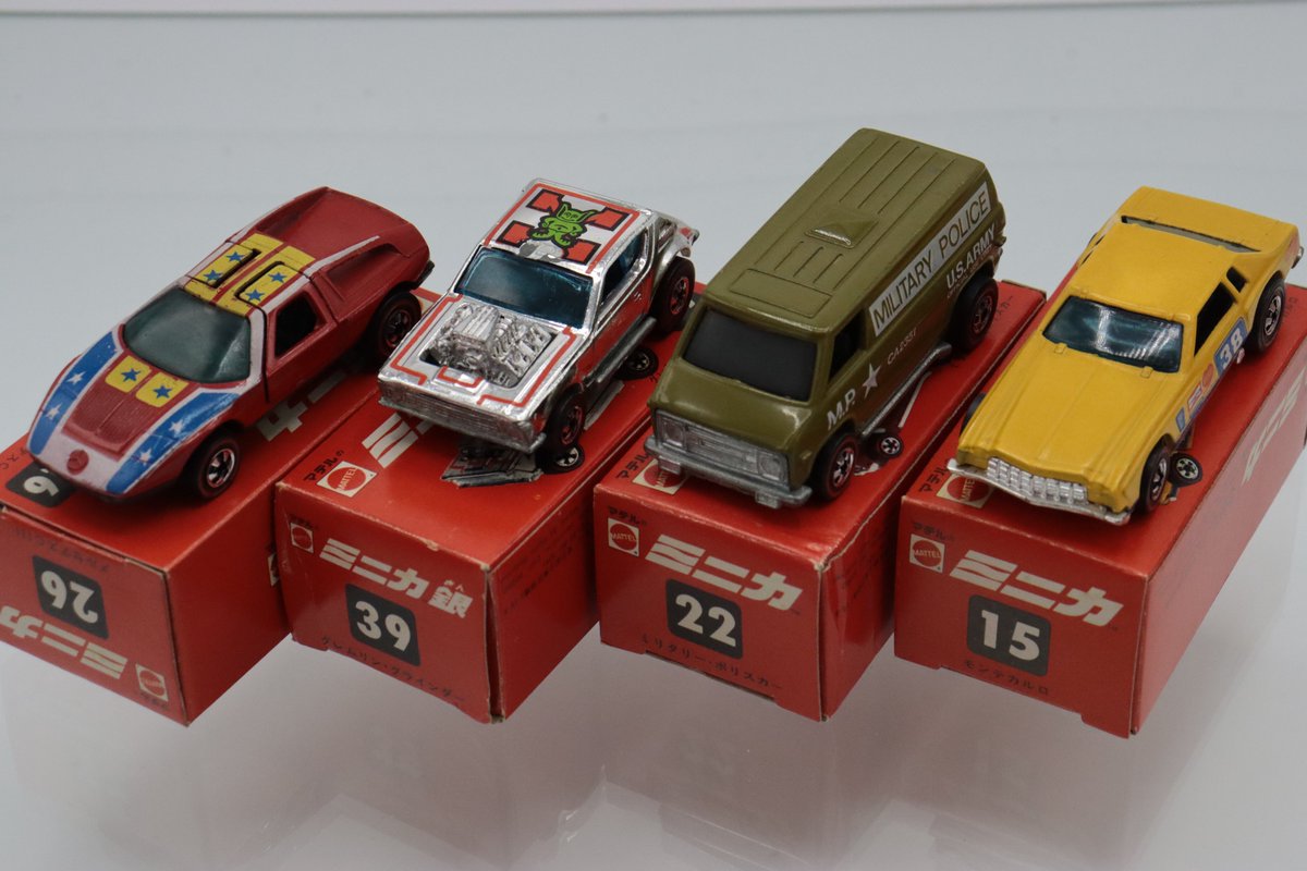 kenbox_minicar's tweet photo. ケンボックスHP
⇨ https://t.co/Wugc2A3sFR

本日の新着商品はマテルのミニカ🚗🌟
ワンオーナーモデルのとてもコンディションの良いミニ
カーです🫶レアモデルの20台❤
ご検討ください❗

※こちらはネット通販の商品です。新宿店舗にはございません。
※売り切れている場合がございます。 https://t.co/YK8YLtjTGK