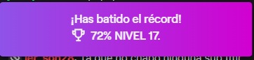ElZeeeein's tweet image. BATIMOS EL RÉCORD DEL CANAL CON 72% DEL NIVEL 17 DEL TREN DEL HYPE 👏🏻 GRACIAS 🫶🏻 #ElZeeinExtensible2023