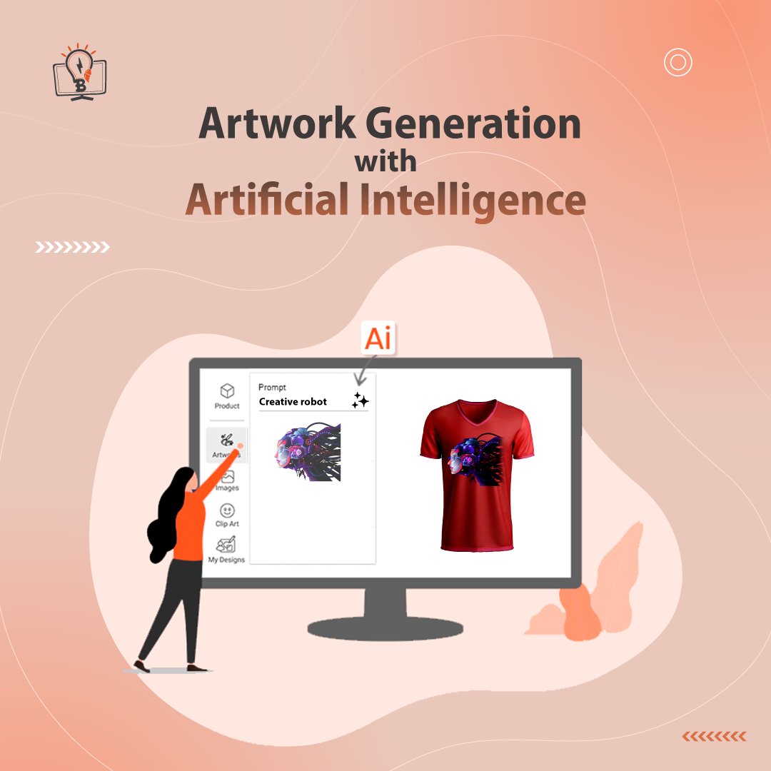 printxpand's tweet image. We are thrilled to announce that we have launched a new feature for our Product Design Tool.

We have integrated AI into our tool, which will generate artwork from the given prompt.

Visit : brushyourideas.com/online-product…

#excitingnews #AIintegrated #productdesigntool #brushyourideas