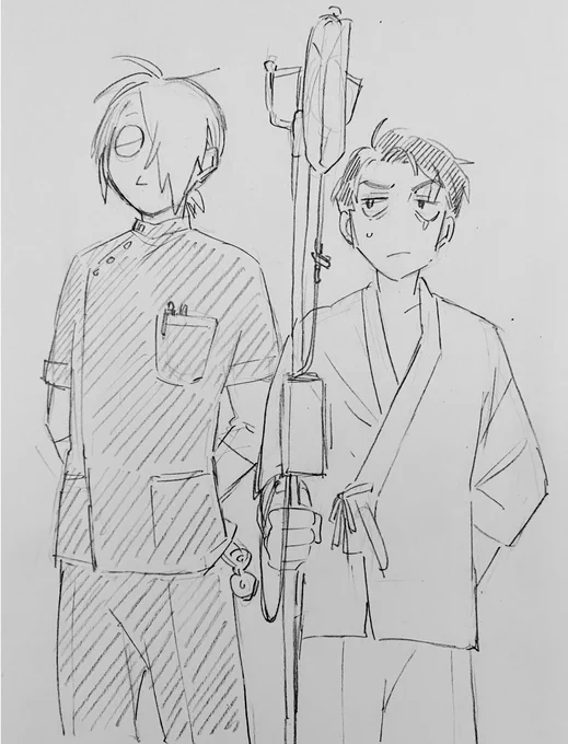 ※幻覚 入院中の💧が担当看護師の👁と一緒に病院内の怪異に挑むホラーミステリー。年末特番でやってる3時間SPドラマ。最終的に人気が出て翌年に連続ドラマ化する。
