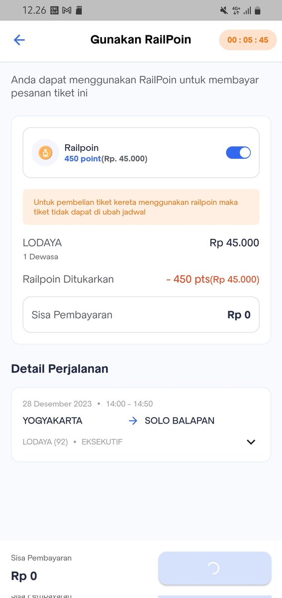 MrBeemss's tweet photo. Kenapa tiap saya mau bayar pake railpoint ga bisa? @KAI121 https://t.co/D0oaZuVidr