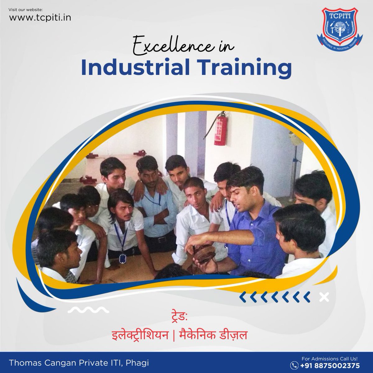 tcpiti_phagi's tweet photo. Prepare for an exciting career with our practical ITI programs! 🚀

For inquiries and admissions, contact us at:
📞+91-8875002375
📧 tcpiti@iirm.ac.in
🌐 https://t.co/lUZcpXXIwF

#ITICourse #IndustrialTraining #JobOrientedPrograms #SkillBuilding #ElectricalTraining #ITI #TCPITI https://t.co/R29N3ENT7W