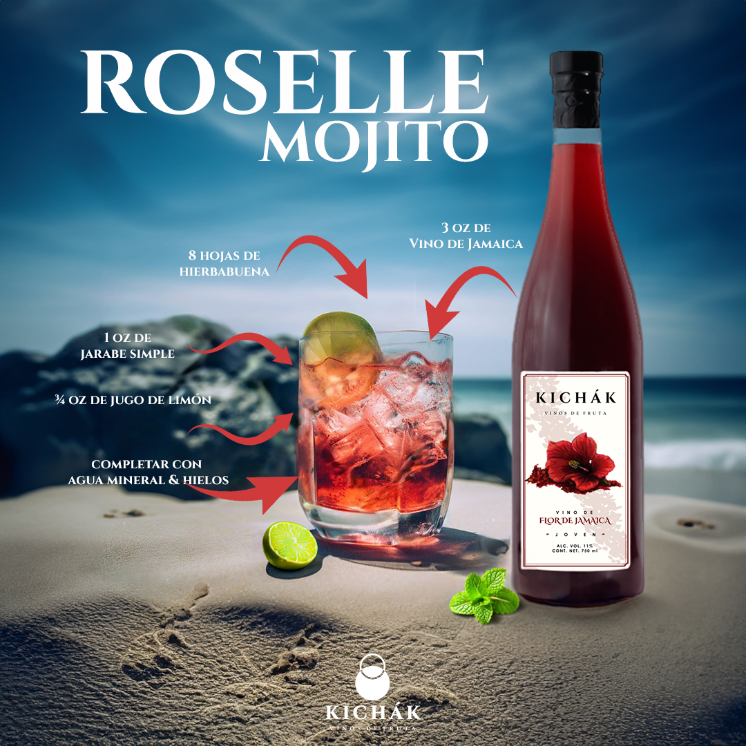 KichakVinos's tweet photo. ¡DESCUBRE EL SABOR DEL "ROSELLE MOJITO"! 🌺🍹

La frescura del Vino De Jamaica se fusiona con la hierbabuena, jugo de limón y agua mineral... 

¿Listo para deleitar tu paladar con nuestro irresistible cóctel? 🥂✨

#Kichák #VinosDeFruta #RoselleMojito #VinoDeJamaica https://t.co/HiNhxUUhBG