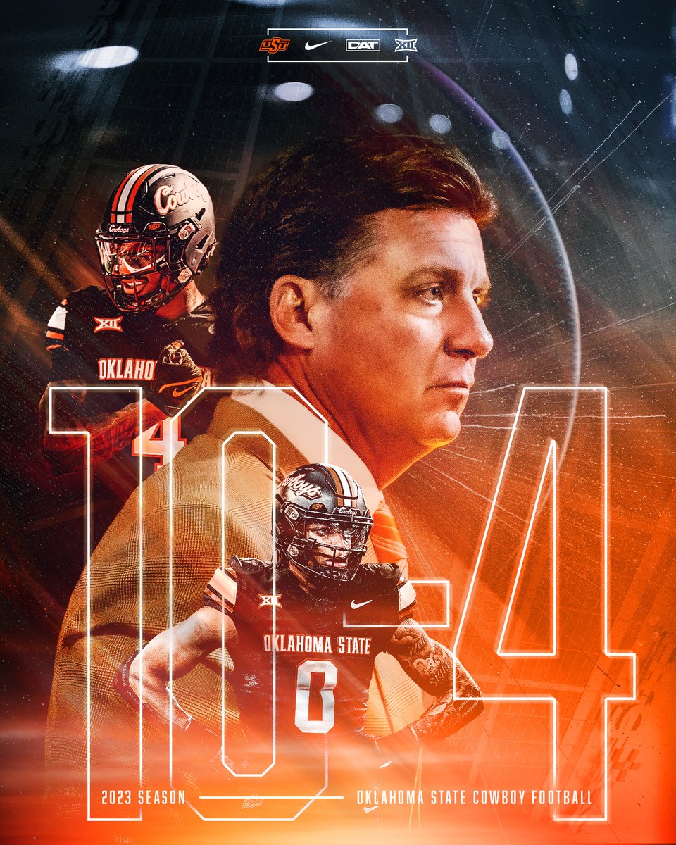 Coach Gundy finishes with his eighth 10-win season in his time as head coach at OSU. 🤠

#GoPokes | #DAT