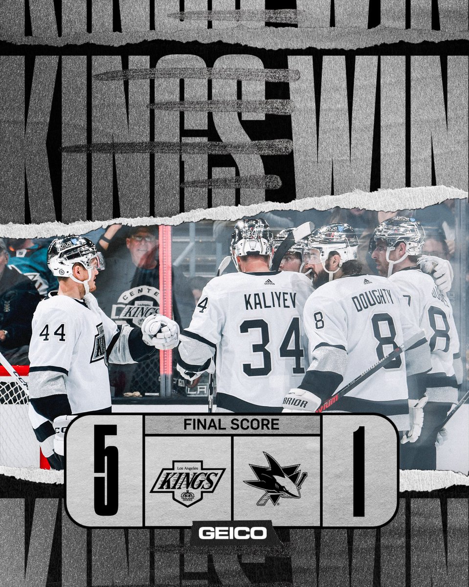 LAKings's tweet photo. Guppies didn’t stand a chance 👋

#GoKingsGo https://t.co/TMU7awYNXO